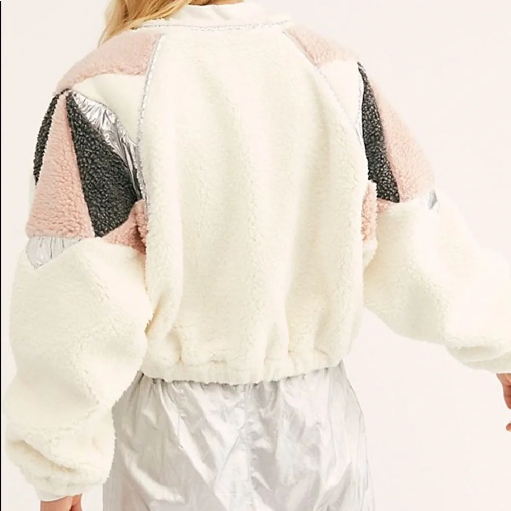 Free People Taurus Plush Color Blocked Jacket - Picture 4 of 10